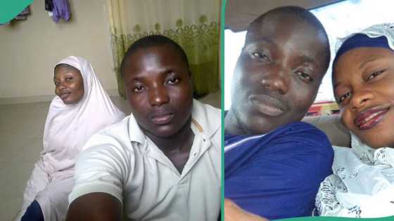 Nigerian man celebrates wife who married him when he earned N35k monthly as he becomes landlord