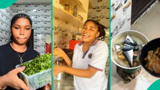 Lady bumps into boyfriend's side chick after visiting unannounced, her reaction goes viral