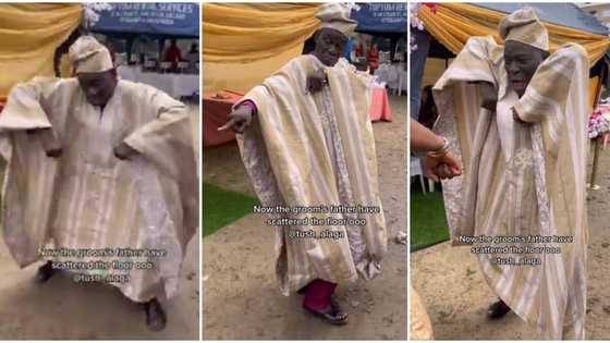 "Kizz Daniel caused wahala": Commotion at wedding as father-in-law dances to Buga, video of his moves go viral