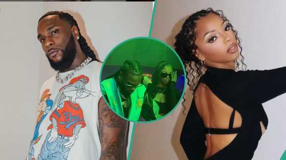 Burna Boy, Chlöe Bailey party hard in Lagos, videos spark dating rumours: "They're happy together"