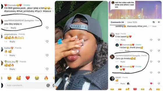 "Carry go Amaka": Nigerian dad secretly joins TikTok and sends daughter a surprising message
