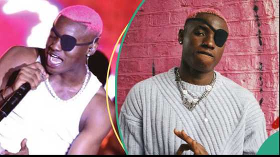 Ruger lifts heavily endowed lady, performs for fun seekers on stage, video baffles many: "I weak"