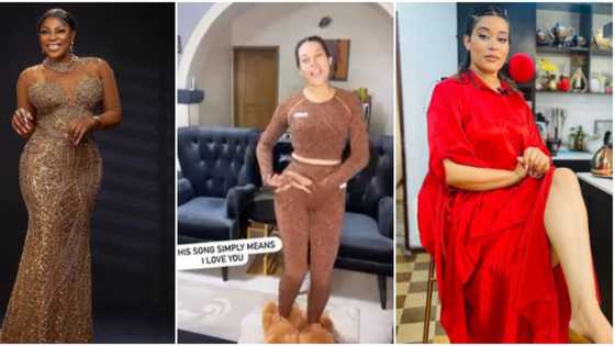 "Such a classy thug": Adunni Ade shows off chairs from old apartment after Kudi Alagbo dragged her