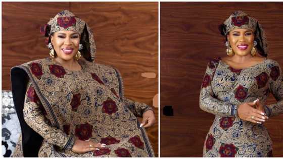 Ankara fashion: Actress Fathia Balogun rocks structured outfit by designer CEO Luminee