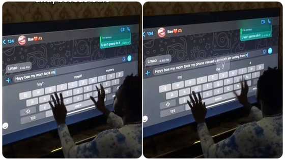 "If he wants, he will": Young man uses television to chat on Whatsapp without phone in video