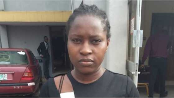 Yahoo 'girl': Lady who was arrested by EFCC over fraud allegations bags 8 months in prison (photo)