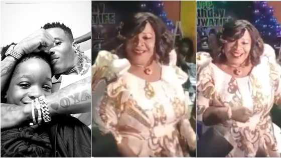 Nigerians gush over rare video of Wizkid’s mother dancing shaku shaku at grandson's birthday party