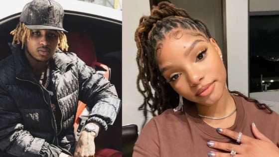 Lovestruck US rapper DDG takes lover Halle Bailey on romantic underwater date