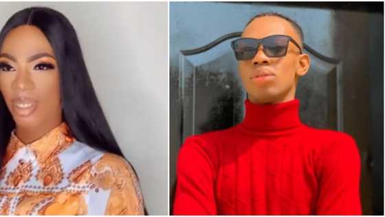 I will collect Grammy: James Brown drags Bobrisky as he celebrates Burna Boy and Wizkid's win