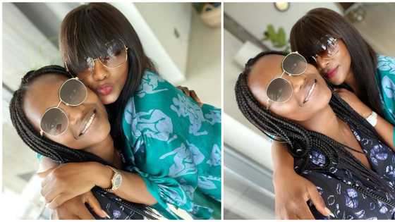 Actress Genevieve Nnaji hangs out with bestie and international supermodel Oluchi, tease fans with cute photos