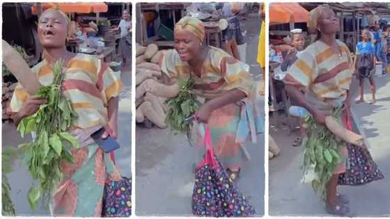 "You started this business": University student enters market for rag day, collects yam and vegetables free