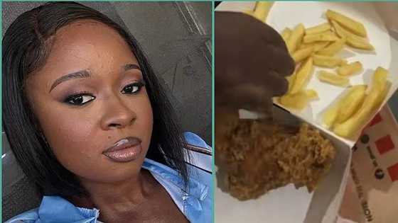 Video of 2 Nigerian sisters sharing chicken and chips leaves netizens rolling on floor