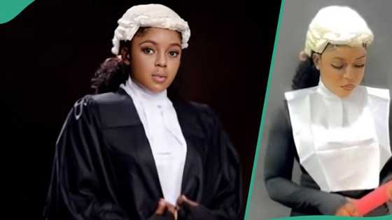 Nigerian lady shows her sister who achieved first class from law school