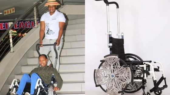 Man makes life easier for physically-challenged people, builds wheelchair that can be used to climb staircase
