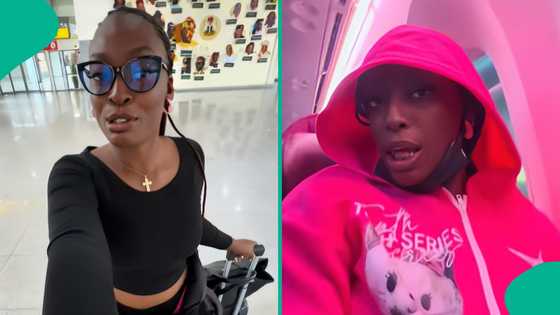 Nigerian lady relocating to US shares what happened at airport after emotional goodbye to mother