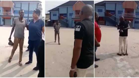 Graduates find their old university mate who ran mad on eve of project defense, hug & take him away in video