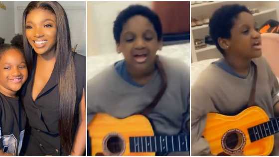 Little Superstar: Annie Idibia shares cute video of daughter passionately singing cover of Ayra Starr's Away