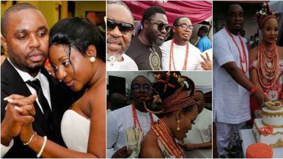 Ini Edo's ex-hubby remarries the 3rd time, Mercy Johnson's man spotted at wedding ceremony