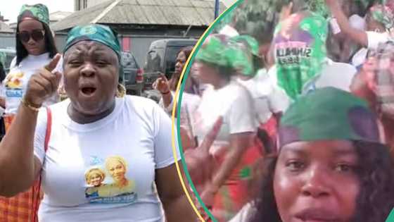 “Bring back Fubara”: Drama as women stage walkout on Rivers sole administrator’s wife, video trends