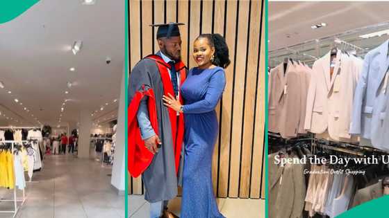 Nigerian couple visits UK shop to select suits for graduation ceremony, shares experience