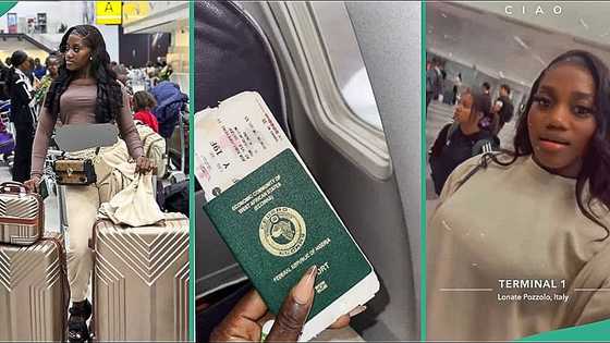 "Wetin you wan do for Italy?" Nigerian lady's relocation video goes viral on TikTok, people react