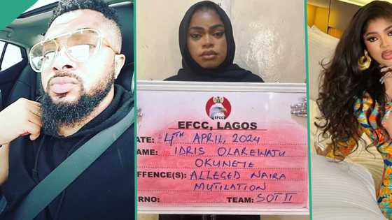 "Even me don fall mugu": US citizen laments as he points out differences in Bobrisky's photos