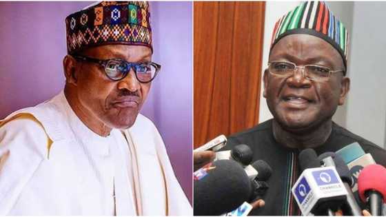 Buhari speaks on Ortom's senate bid, reveals why Benue people rejected PDP gov