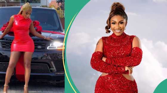 "She changes the colour every 2 years": Man accuses Mercy Eke of revamping old Range Rover as new