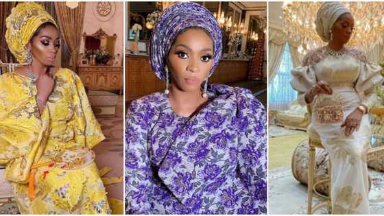 Show stopper: Attend owambe like billionaire wife Shade Okoya rocking elegantly made traditional outfits