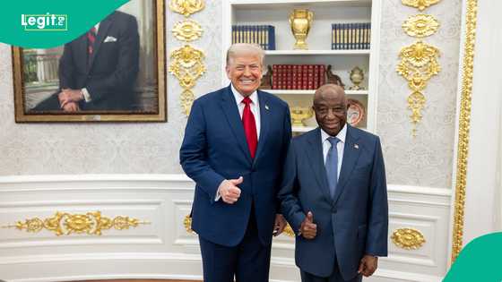 'A ina ka koyi Turanci mai kyau haka': Trump ya yi mamakin shugaban ƙasa a Afirka
