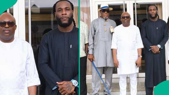 Speculations as Burna Boy meets with Governor Fubara in high-profile, closed-door engagement