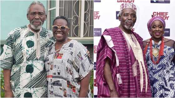 My husband is not dead - Joke Silva reacts to rumors about Olu Jacobs' death