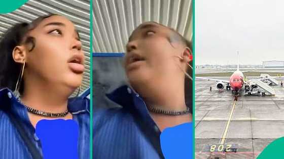 Lady blows hot as Warri Airport staff insist she's not Nigerian: "Are you okay?"