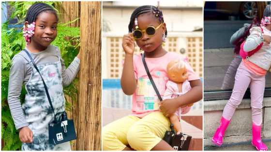Celebrity kids fashion: Imade Adeleke is taking after her parents, little princess stuns in 8 adorable photos
