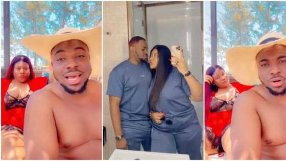 “I Don Lose Weight O!” Nkechi Blessing’s New Lover Cries Out, Complains About Food, Video Trends, Fans React