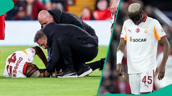 Galatasaray provides update on Victor Osimhen after his injury against Liverpool