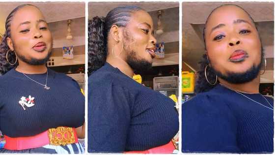 "You are very beautiful": Lady with full beard like man sings sweet song, shows her unique face
