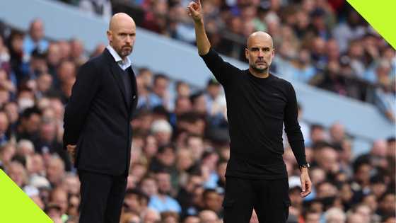 Man City's Pep Guardiola reacts to Erik ten Hag's sacking as Man United coach