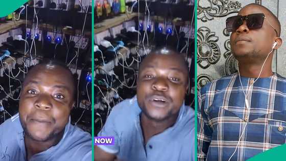 Nigerian man who opened shop to charge phones rejoices over business success