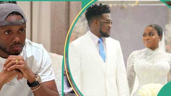 “Rest”: Singer Chike slams Veekee James as she leads choir at her wedding ceremony, sparks reactions
