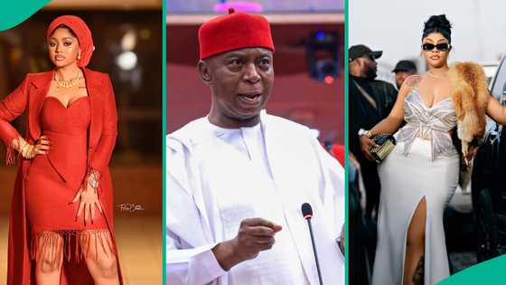 "Don't let me tell the world how u chased this same old man": Regina Daniels exposes Angela Okorie