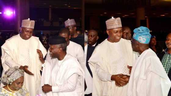 Ali ya ga Ali: Saraki ya hadu da Osinbajo da Tinubu a Lagas