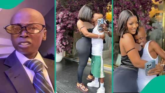 Kolu strikes cosy poses with pretty lady, netizens react: "How he take bag am?"