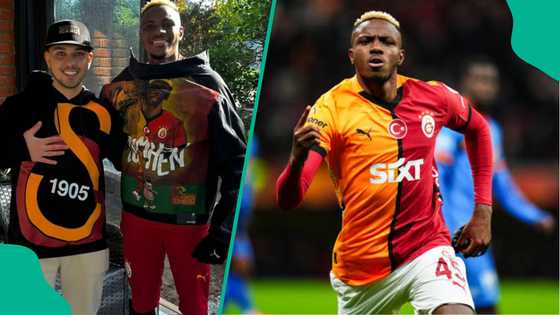 How Galatasaray fan surprised Victor Osimhen with a custom gift, video