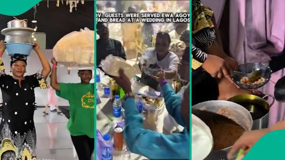 Guests at Lagos wedding served beans and bread, video from occasion generates buzz