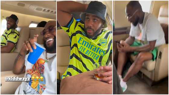 BBNaija All Stars eviction: After linking up with Davido in Ghana, Kiddwaya returns to Nigeria with singer