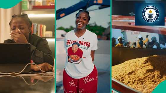 Hilda Baci emotionally reacts to her new Guinness World Record for largest serving of jollof rice
