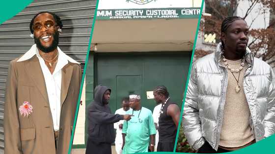 Burna Boy gives VDM $145k to free inmates, pay hospital bills, singer visits prison