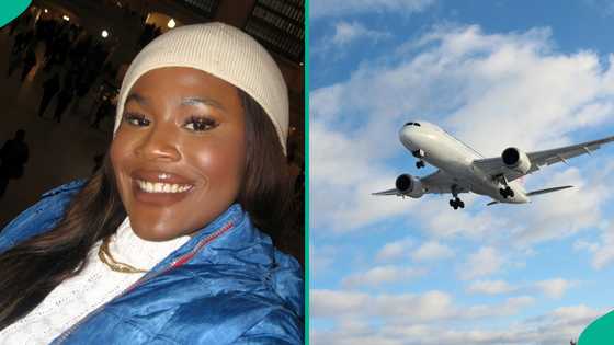 Lady shares why mother splits family to fly on 2 different planes while travelling on air