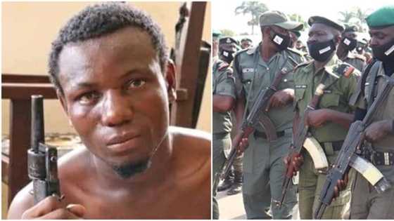 An shiga firgici yayin da aka kama wani dalibin Najeriya da bindiga a harabar makaranta